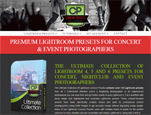 Tablet Screenshot of concertpresets.com